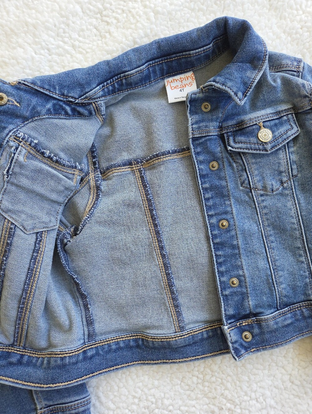 4t Jumping Beans Jean Denim Jacket - Picture 3 of 3